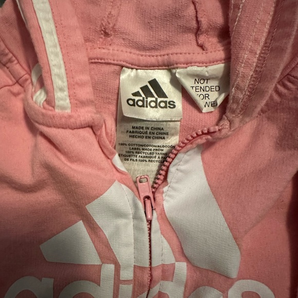 ‼️SOLD‼️Adidas toddler track jumpsuit 💗 - Picture 3 of 3